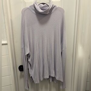 Light Purple Turtleneck Shirt